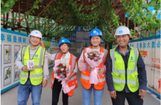 “工地上的母亲最美丽”——中建四局五公司广州分公司开展母亲节慰问活动