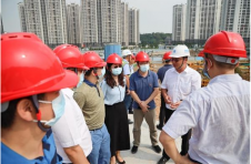 中建四局六公司萝岗保障房项目党支部开展多方联学共建活动