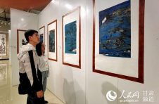 甘肃画艺文化：通渭书画之乡迎盛会 文化赶集翰墨飘香