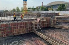 中建四局六公司广州南站地下空间项目 B1区域封顶完成