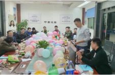 中建四局六公司金悦华府二期项目举行冬至茶话会活动